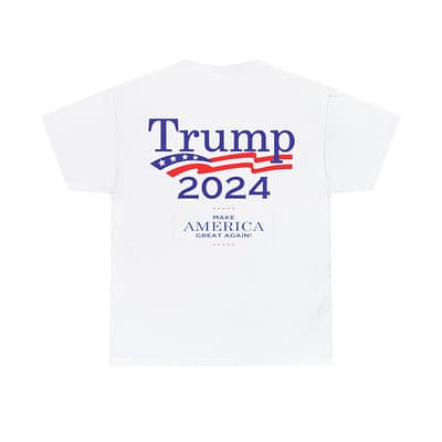 Classic Fit Cotton Tee - "Trump '24 MAGA"